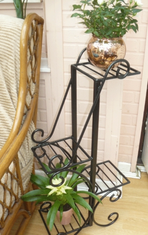 Wimborne wrought iron works plant stand