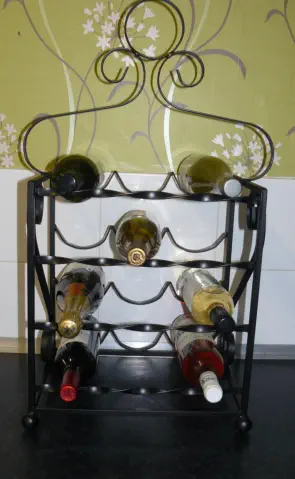 Wimborne wrought iron works wine racks