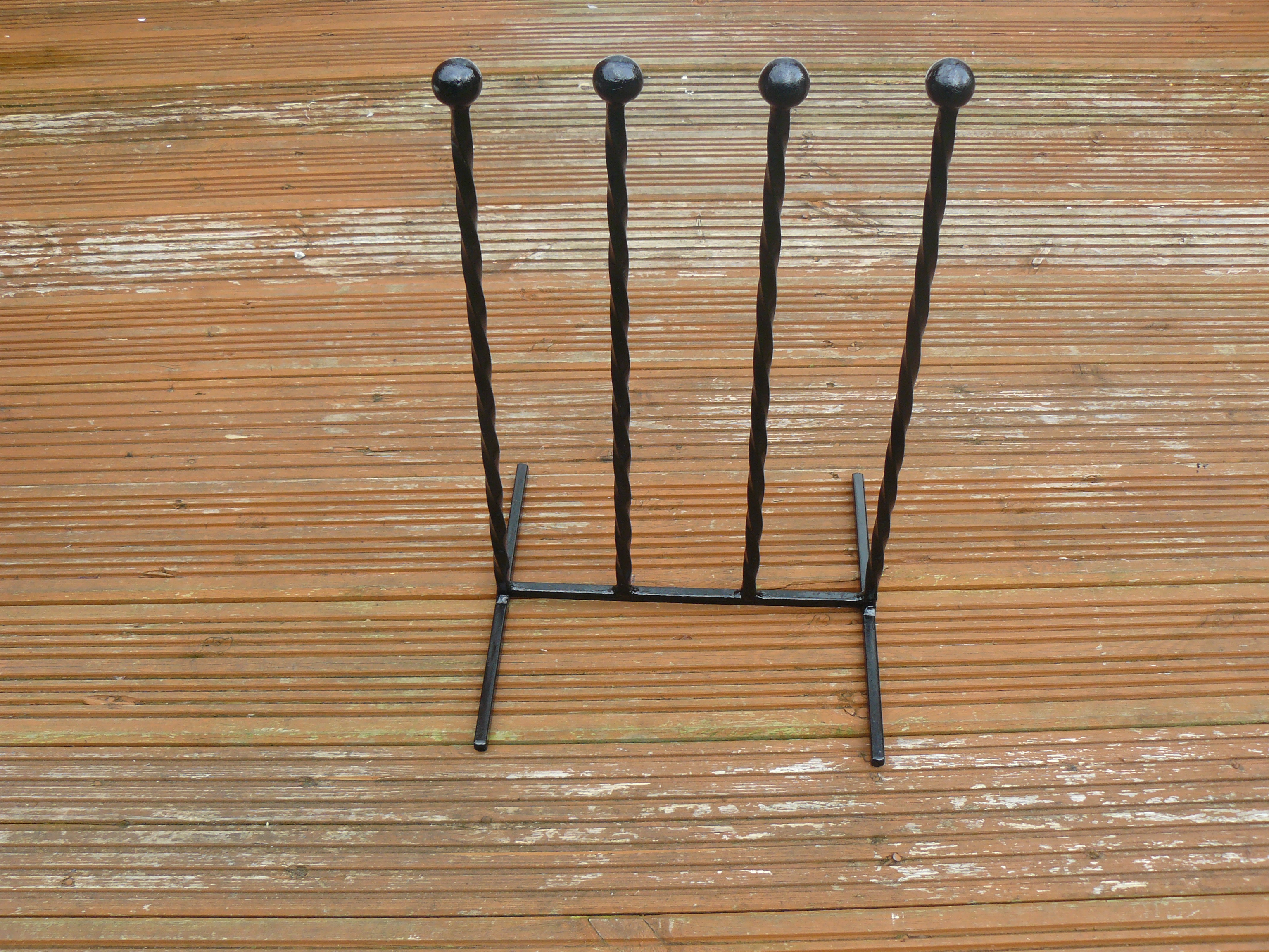 welly boot rack iron