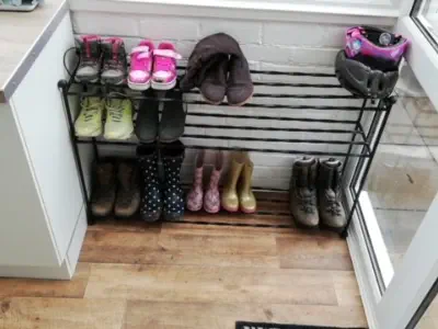 Bespoke boot shoe rack Wimborne wrought iron works