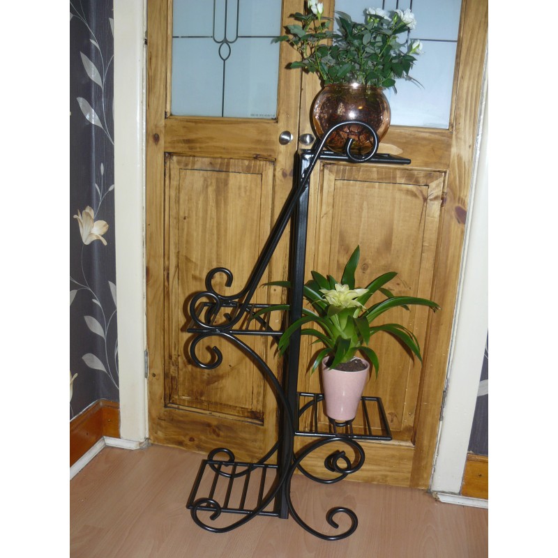Plant pot  flower  pot  stand wrought iron  plant rack display